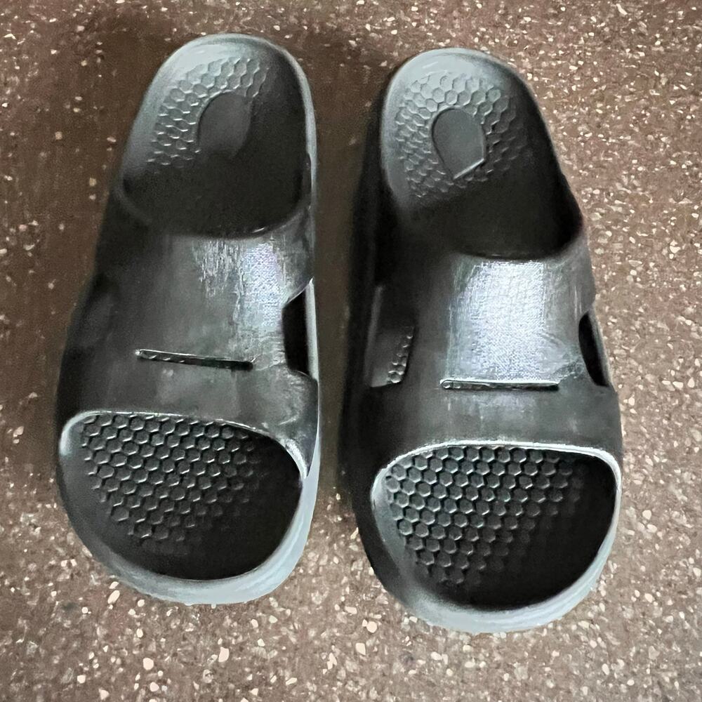 Spenco Fusion Pearl Mens Slide Sandal - Size 11 Mens Black